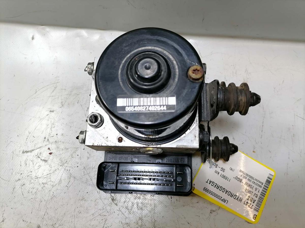 VW Golf 5 original Hydroaggregat ABS Block 1,6 75KW Bj.2004 VW Golf 5 original Hydroaggregat ABS Block 1,6 75KW Bj.2004